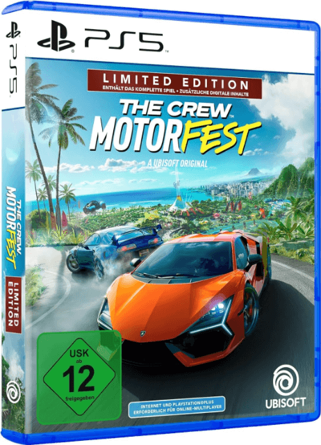 The Crew Motorfest box art for Playstation 5